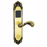家居卧室纯铜智能门锁品牌豪华酒店电子刷卡门锁宾馆感应磁卡锁