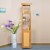 其它柜类欧式竹子置物架实木浴室收纳柜转角柜卫生间储物柜小边柜