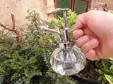热销绿植园艺洒水壶  透明玻璃壶 浇水壶 花洒 南瓜玻璃喷壶