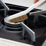 日本aisen厨房用品清洁工具去污管道煤气灶刷油烟机刷子缝隙刷子