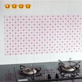 批发韩国厨房防油污耐高温瓷砖墙纸 创意自粘橱柜灶台防水贴纸
