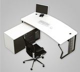 新款现代简约办公家具老板台办单人办公桌椅总裁桌经理广州主管桌