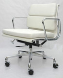 Eames office chair 伊姆办公椅电脑椅会议椅中背加厚旋转椅西皮