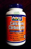 【绿堡】美国Now Foods钙粉calcium 碳酸钙粉人猫狗340g