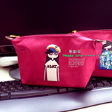 包邮2014新款韩版MJ丑娃化妆包化妆袋手包女包洗漱包卡通整理包包