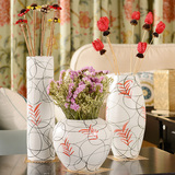 干花花瓶家居创意时尚客厅餐桌茶几摆设摆件陶瓷花器花插结婚礼物