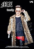 Bigbang权志龙GD2014演唱会同款豹纹演出服仿皮草大衣皮衣A020