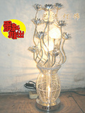 田园式铝线台灯花瓶灯婚庆礼品灯客厅装饰落地式台灯卧室床头台灯