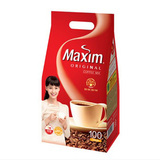韩国咖啡麦馨咖啡maxim咖啡三合一速溶咖啡进口咖啡原味100袋红装