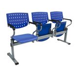特价坐板可翻连排椅排椅系列会客椅会议椅子公共休息等候椅W03B-3