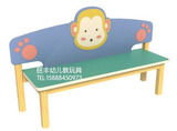 早教中心幼儿园亲子园儿童专用原木椅子靠背椅小猴子造型休闲椅