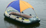 海鹰冲锋舟橡皮艇充气船专用遮阳棚 钓鱼帐篷 防晒防雨钓鱼船雨棚