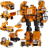 得意变形战神金刚合金工程汽车大力神变型儿童玩具合体机器人玩具