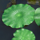 仿真荷叶 假花绿植 水上漂浮 鱼缸水池装饰舞蹈道具造景水浮荷花