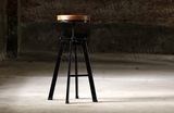 美式loft简约复古吧台桌椅铁艺咖啡酒吧凳创意实木高脚餐厅椅特价