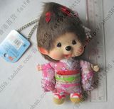 香港正品萌趣趣蒙奇奇京都限定和服毛绒汽车包包挂件娃娃