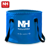 2015新款NatureHike正品户外折叠钓鱼圆桶超轻便携加厚型手提打水