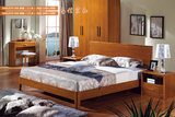 盈腾亚马逊 B08床架 木板结合现代简约家居卧室套装 实木床双人床