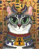 新款画格 DMC十字绣套件 客厅卧室 动物卡通 HAE名画 埃及猫