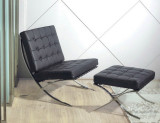 时尚简约巴塞罗那休闲椅宜家客厅单人沙发椅现代创意田园卧室椅子