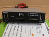 软驱位 内置读卡器 M2 MS SD 1394 USB2.0 SATA 接口 TF读卡器
