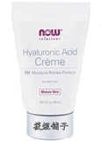 Hyaluronic Acid Cream PM 2 oz Now Foods, Mature Skin