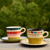 瑕疵彩绘陶瓷杯 牛奶咖啡杯 对杯水杯花茶杯子 COFFEE CUP