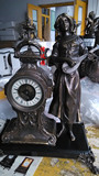 欧式复古机械钟表铜制金属摆件古典座钟落地钟挂钟特价客厅仿古9w