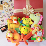包邮婴儿礼盒新生儿礼盒满月百日用品套装  宝宝玩具礼盒大礼包