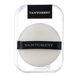 VANTOBEST进口植绒散蜜粉扑 圆形盒装不掉毛 粉底效果佳 化妆必备