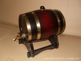 5L红酒木桶实木酒桶红酒桶葡萄酒木质桶干红葡萄酒桶装饰桶白酒桶