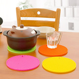 创意糖果色硅胶隔热垫 防水防烫餐桌垫 锅垫碗垫盘垫餐垫