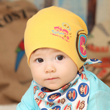 宝宝帽子春秋冬季婴儿童帽子6-12个月1-2-4岁男女韩国套头帽纯棉