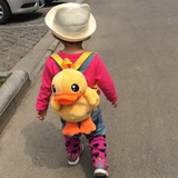 香港b.duck正品大小黄鸭子儿童背包书包挎包双肩bduck专柜semk