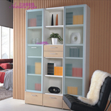 书柜书架实木颗粒板时尚特价储物柜 板式家具 DIY定制家具环保E1