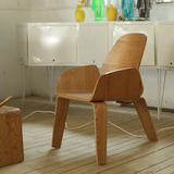 原创设计 宜家简约创意酒吧咖啡厅个性休闲椅 水曲柳面曲木 Y26