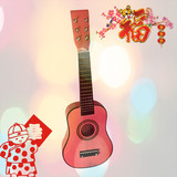 包邮 23寸木制小吉他可弹奏(送拨片) 玩具吉他 儿童乐器生日礼物