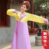 高档大长今朝鲜族少数民族 韩国传统舞蹈韩服古典演出服服装女装