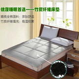 加厚馨雅型全棉竹炭床垫竹纤维床垫全棉日式榻榻米可折叠床垫地垫