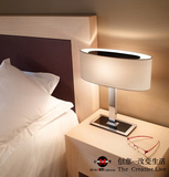 2012新款订做客房书桌灯床头阅读灯 布艺罩台灯 现代简约艺术灯具