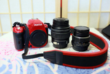 二手 单反相机 红色宾得k-r 18-55镜头+50/1.4定焦 相机包俩电池