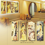 新中式古典人物 画龙精品绣金无框画 客厅装饰画 丽人行 壁画挂画