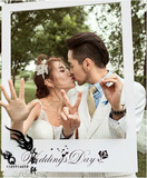 2014最新款婚纱摄影道具外景拍照道具创意摄影道具情侣相框