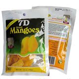 7D芒果干100g 7D芒果干 菲律宾进口零食品芒果干 宿雾特产