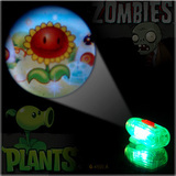 植物大战僵尸灯 手指灯 发光玩具 僵尸放印灯 投影灯有图案