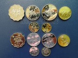 香港硬币6枚大全套 1997年回归纪念币 珍藏稀少版港币
