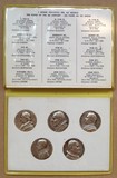 梵蒂冈教皇纪念章5枚带册说明外国世界硬币钱币收藏