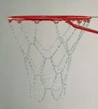 钮链篮球网 网 电镀 铁篮球网  金属 篮球网兜不锈钢篮网 特价