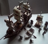儿童玩具 海盗船 立体模型 纸质玩具 轮船军舰军事模型 礼物 拼图