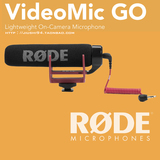 罗德 VideoMic GO单反摄像话筒5d2 5D3 D800指向性麦克风 正品